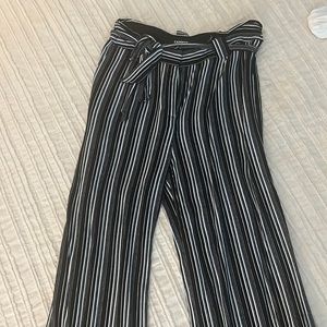 Express striped trousers